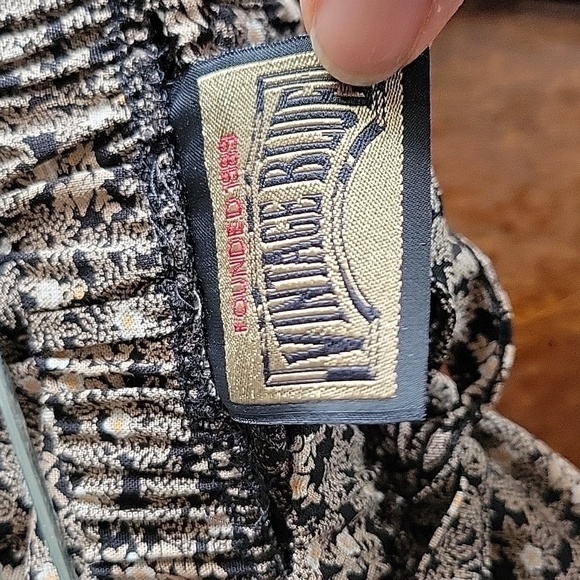 Vintage 90s NWT Floral Motif Print Drawstring Pants Size Large - Picture 11 of 12